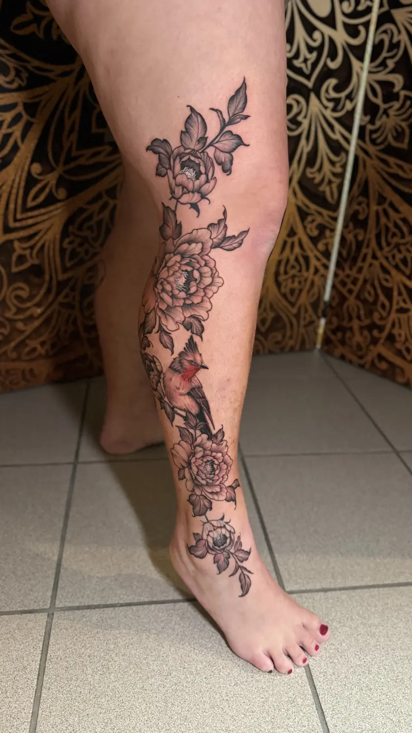 Skin & Art Tattoo – Blumen-Tattoo